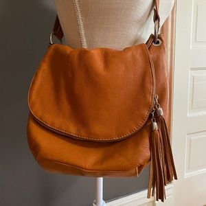 Italian Leather Boho Handbag